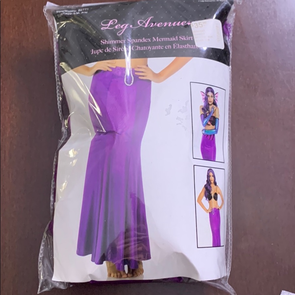 Purple Mermaid Skirt S/M
